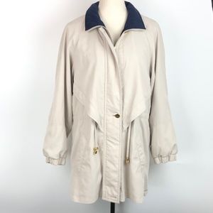 Dumas Women's Zip Up Cinch Waist Jacket Size Small